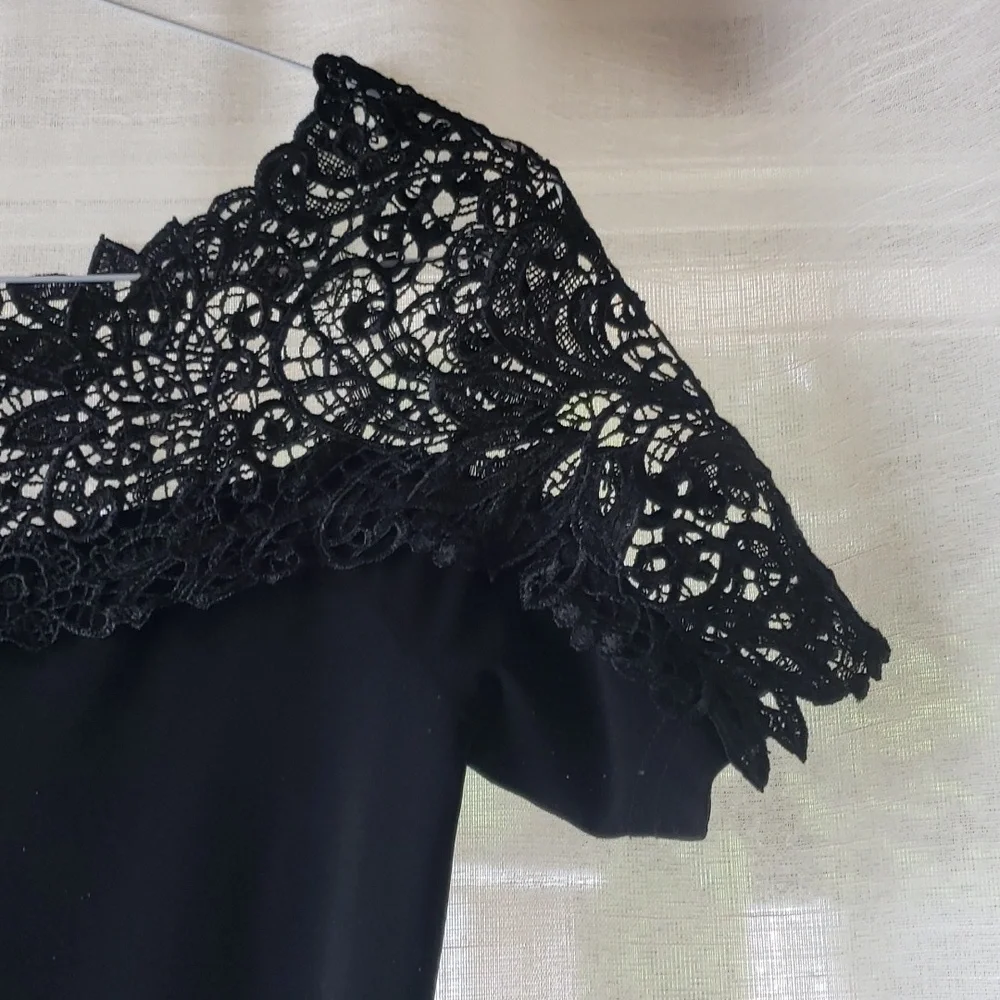 Joseph Ribkoff black top - Picture 3 of 7